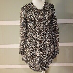P Luca Milano Marble Knit Size S/M Cardigan Women Jacket Sweater
